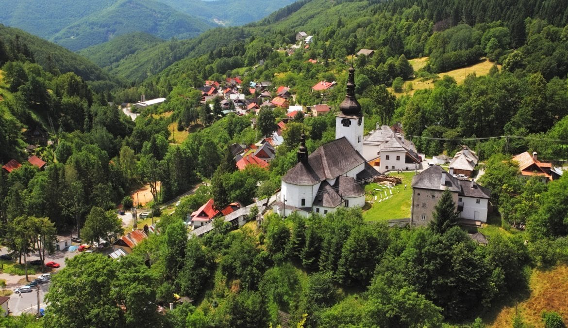 Деревня деревеньки Словакия